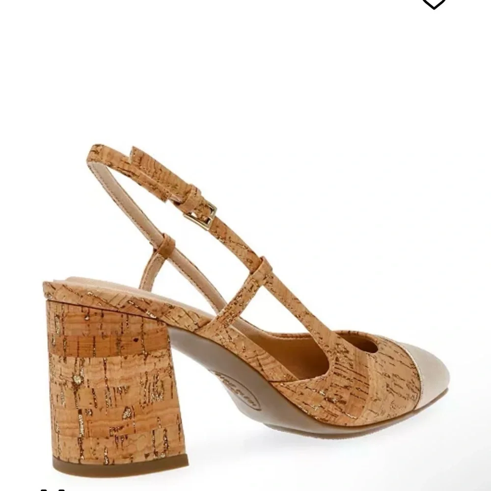 Women's Brooklyn Block Heel Slingback Dress Pumps size 12 NIB